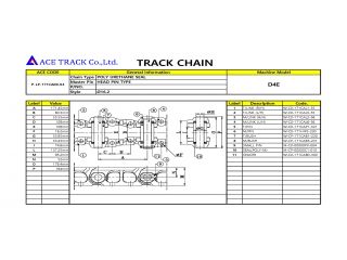 1156536 312 Link Assy 46L KMF SS TH
